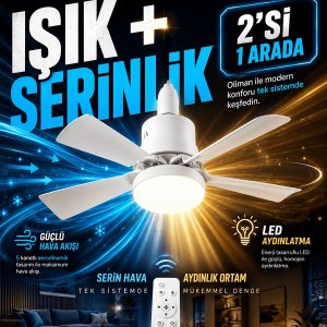 Işıklı Tavan Vantilatör