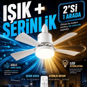Işıklı Tavan Vantilatör